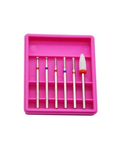 Φρεζάκια Νυχιών Σετ 6τεμ σε Κουτί Αποθήκευσης