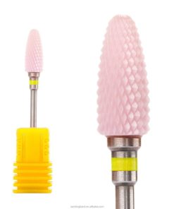 Κεραμικό φρεζάκι κίτρινο S2 - Ceramic nail drill bit