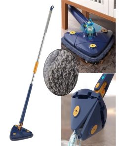 Περιστρεφόμενη τρίγωνη σφουγγαρίστρα 1.3m - Triangular Twist Water Mop