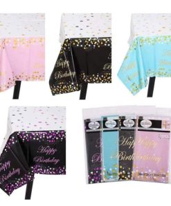 Αδιάβροχο Τραπεζομάντηλο Glitter Foil Party 137x183cm - Plastic tablecover