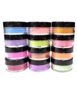 Σκόνη νυχιών σετ 12 διαφορετικά χρώματα - Nail powder