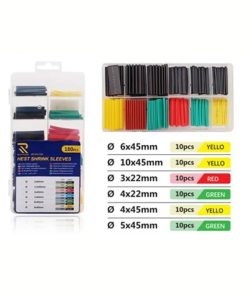 Θερμοσυστελλόμενοι σωλήνες/Σωλήνες συρρίκνωσης 180τμχ W11109 - Hest shrink sleeves 180pcs