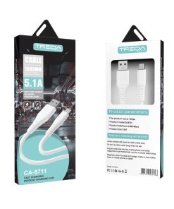 Treqa CA-8711 καλώδιο δεδομένων 1.5m USB σε Micro - Fast Charging Cable Micro
