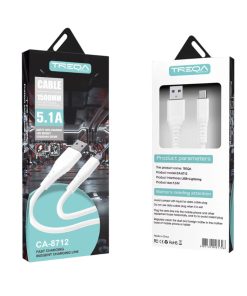 Treqa CA-8712 καλώδιο δεδομένων 1.5m USB σε Lighting - Fast Charging Cable