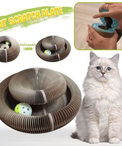 Παιχνίδι γάτας στρογγυλή ξύστρα - Cat scratching board