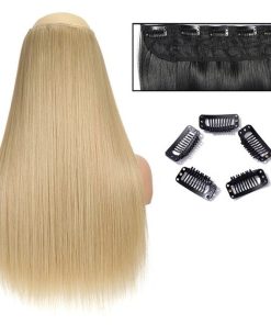 Τρέσα μαλλιών με κλιπς ξανθό - Hair tapes