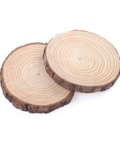 Ξύλινος διακοσμητικός κορμός 7cm 2τμχ - Wooden embellishment