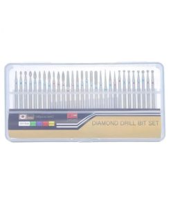 Διαμαντόφρεζες για τροχό νυχιών σετ 30τεμ σε κασετίνα - Diamond drill bit set