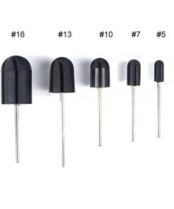 Στέλεχος για ανταλλακτικά καπελάκια τροχού νυχιών #10 3τμχ - Drill bits nail rubber mandrel grip