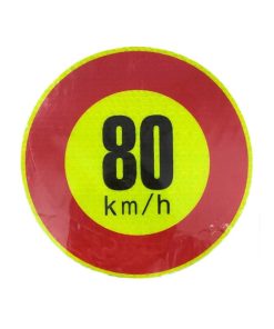 Αυτοκόλλητο Όριο Ταχύτητας 80 km/h - Sticker limit