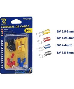Rchang Τερματικά Καλωδίων 24τμχ W14130 - Terminal de cable