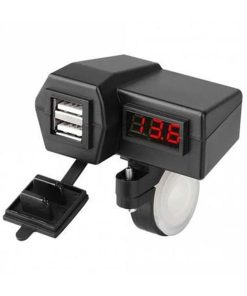 Φορτιστής αυτοκινήτου με βολτόμετρο – USB voltmeter car charger