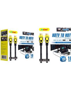 Andowl Καλώδιο HDTV σε HDTV3.0 10m 4K 3D QHD100 - HDTV to HDTV Cable