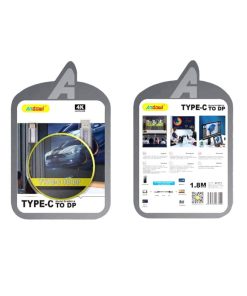 Andowl Καλώδιο Type-C σε DP 2M 4K Ultra HD- Type-C to DP Q-HD614