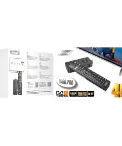 Andowl Αποκωδικοποιητής TV 66.PRO DVB T3 10BIT - TV 66.PRO