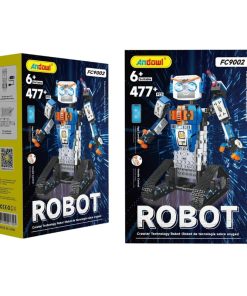 Andowl Τηλεκατευθυνόμενο RC Ερπυστριοφόρο Ρομπότ 6+ FC9002 - Crawler Technology Robot