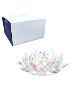 Ποτηράκι ακρυλικού Λωτός με καπάκι - Διακοσμητικό βαζάκι - Acrylic glass Lotus with lid - Decorative jar