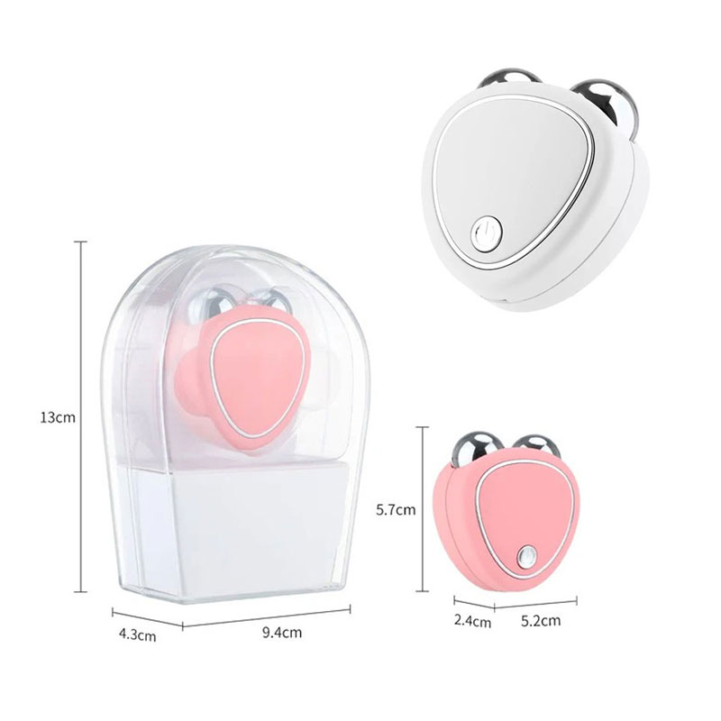 Συσκευή Μασάζ Προσώπου Φορητή με Μικρορεύματα S-022 - Facial Massager Microcurrent Face Lift Machine Roller - Image 3