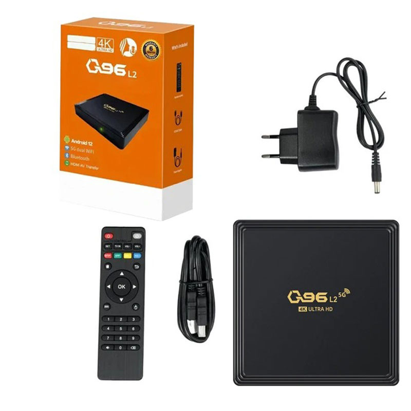 TV Box Q96L2 4K με 16GB RAM και 256GB Αποθηκευτικό Χώρο - Ultra HD Q96L2 TV Box