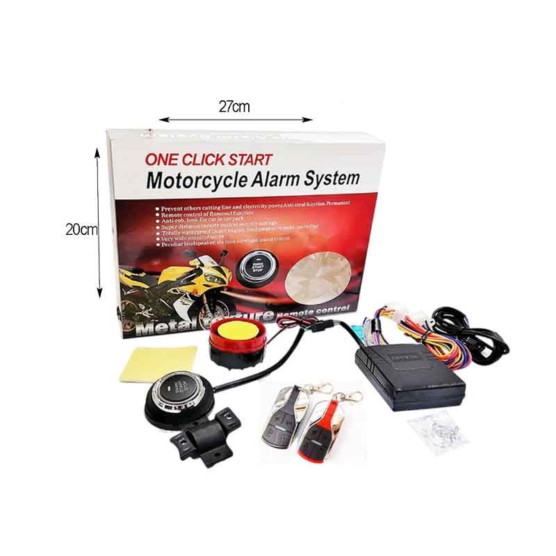 Σύστημα Έξυπνης Εκκίνησης Κινητήρα Μηχανής Με Σύστημα Συναγερμού Start/Stop - One Click Start Motorcycle Alarm System - Image 3