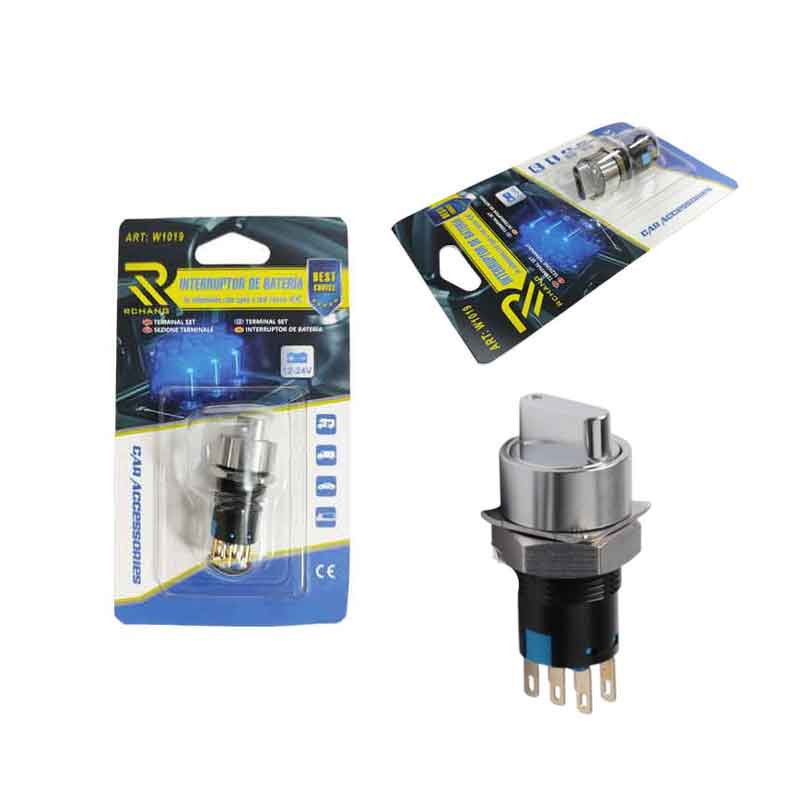 Rchang Διακόπτης Μπαταρίας 12–24V Μεταλλικός W1019 – Battery Cut Off Switch