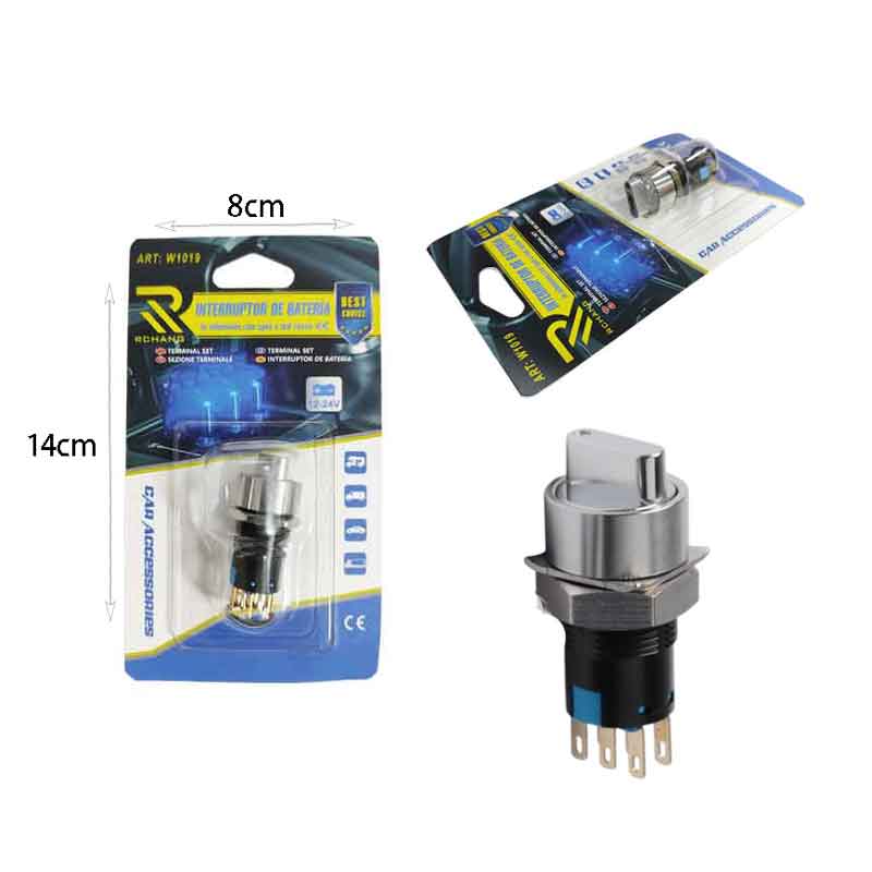Rchang Διακόπτης Μπαταρίας 12–24V Μεταλλικός W1019 – Battery Cut Off Switch - Image 4