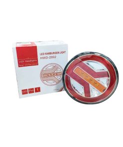 Φως Τρέιλερ Με LED Στρογγυλό 12-24V- Headlights Hamburger