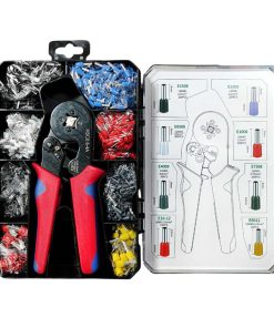 Σετ Αυτορυθμιζόμενη Πρέσα Ακροδεκτών Με 1200 Ακροδέκτες 0.25-10mm² HSC8 6-4A - Adjustable Square Ferrule Wire Crimpers