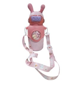 Παγουρίνο Θερμός & Αξεσουάρ Μεταφοράς με Αυτάκια Λαγού 500ml  - OX-Rabbit Thermal Water Bottle