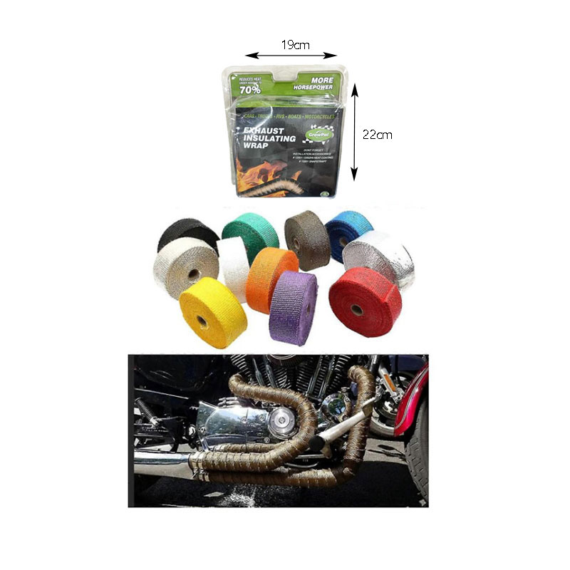 Θερμομονωτική Ταινία Λαιμού Εξάτμισης - Exhaust insulating wrap cool it thermo tec - Image 9