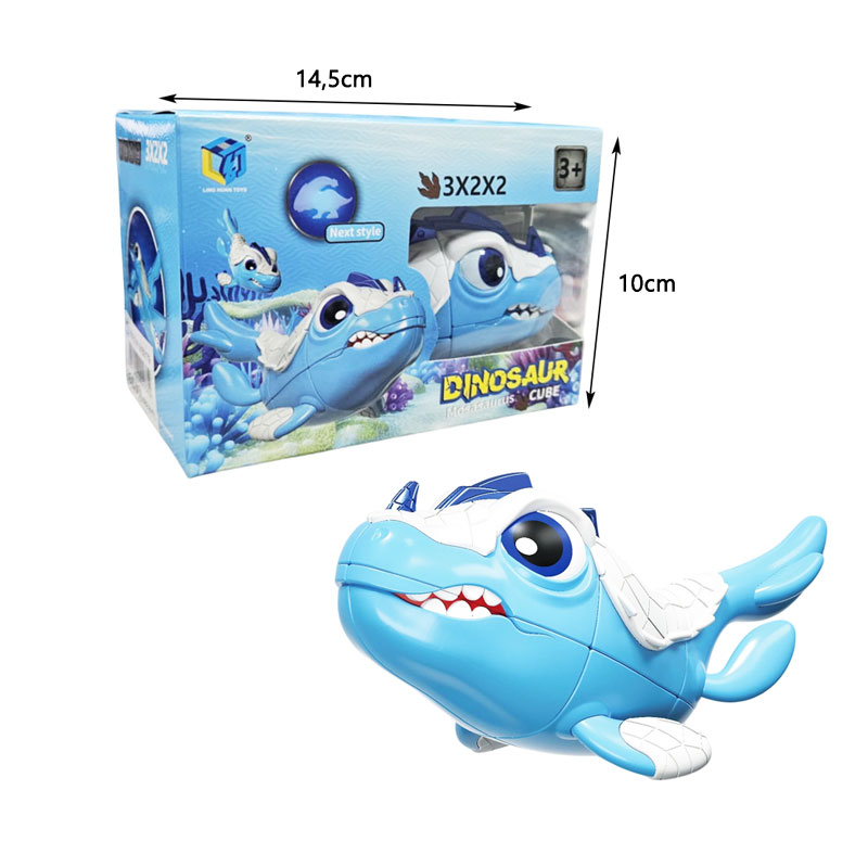 Παιδικός Κύβος Δεινοσαύρου 3x2x2 - 2 Σχέδια - Dinosaur Cube - Image 4