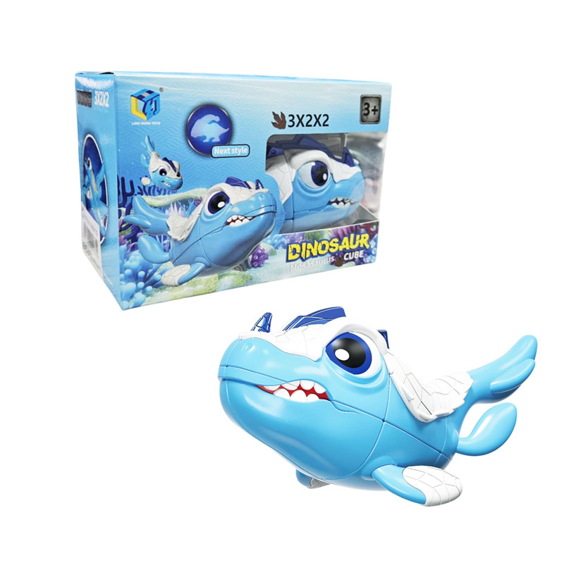 Παιδικός Κύβος Δεινοσαύρου 3x2x2 - 2 Σχέδια - Dinosaur Cube - Image 2