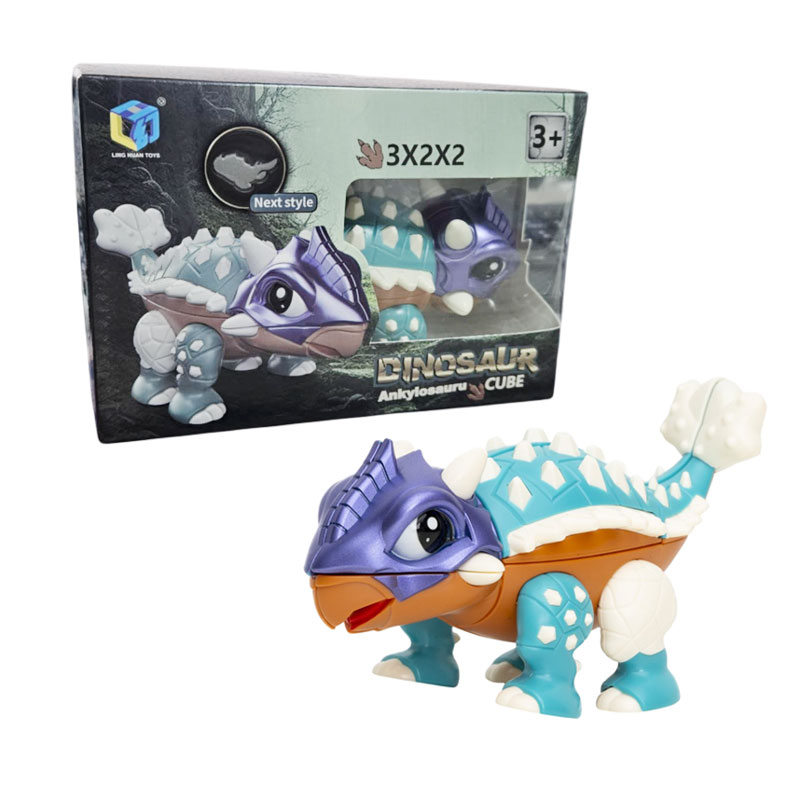 Παιδικός Κύβος Δεινοσαύρου 3x2x2 - 2 Σχέδια - Dinosaur Cube - Image 3