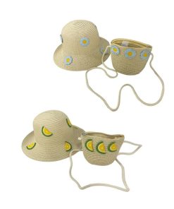 Παιδικό Καπέλο Ψάθινο Με Τσαντάκι - Ηat