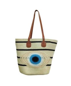 Ψάθινη Τσάντα Θαλάσσης - Beach bags