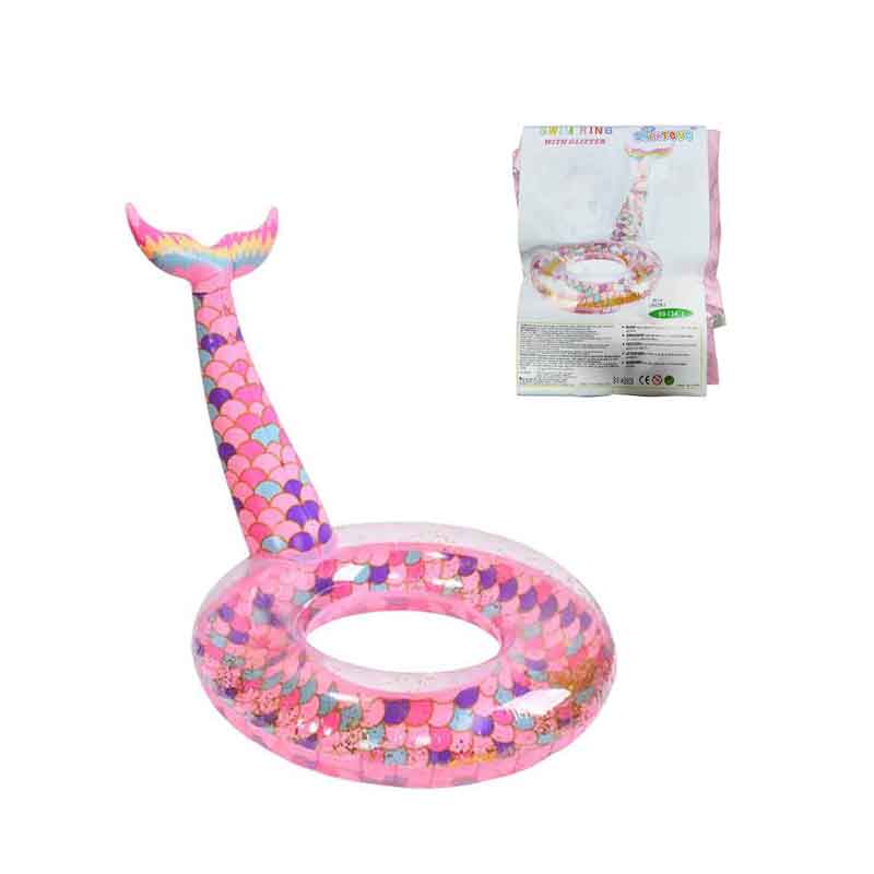 Sainteve Φουσκωτό Σωσίβιο Με Ουρά Γοργόνας 90cm (34") SY-A0908 - Swim Ring With Glitter