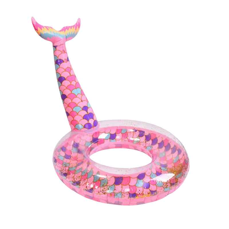 Sainteve Φουσκωτό Σωσίβιο Με Ουρά Γοργόνας 90cm (34") SY-A0908 - Swim Ring With Glitter - Image 2