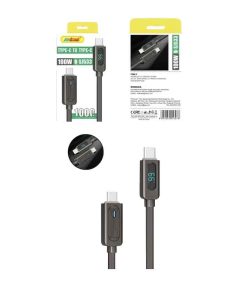 Andowl Καλώδιο γρήγορης φόρτισης TypeC σε TypeC  100W 1m Q-SJ533 - Data Cable