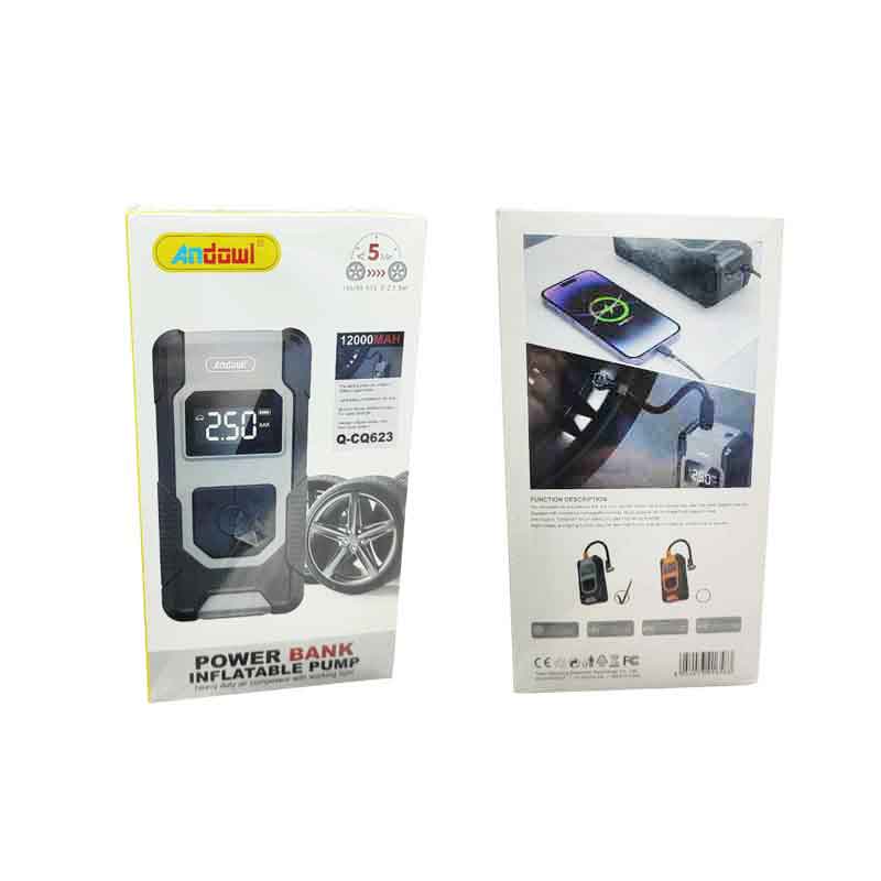 Andowl Φορητή αντλία αέρα 12000mAh και Power Bank Q-CQ623 - Power Bank Inflatable Pump