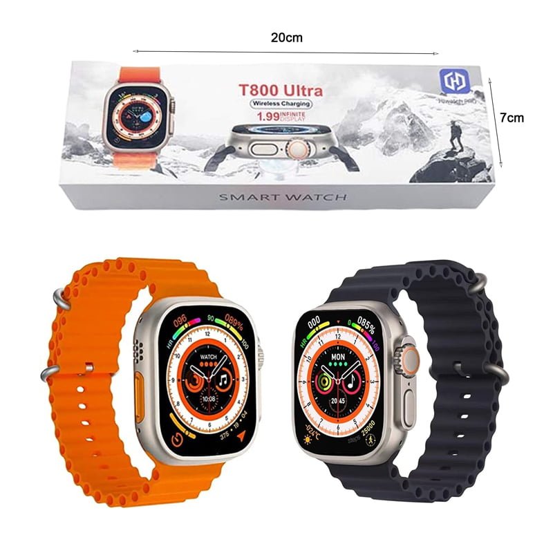 Smartwatch T800 Ultra 49mm με Παλμογράφο 1.99 Infinite Display - Image 2