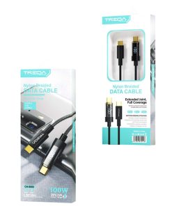 Treqa Kαλώδιο δεδομένων Type-C σε Type-C 20V/5A 100W CA-8905 - Fast Charging Data Cable