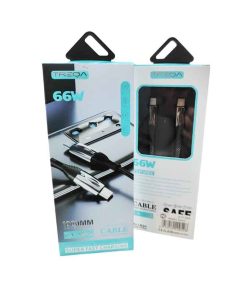 Treqa Kαλώδιο δεδομένων Type-C σε Type-C 66W 1m CA-8925 - Super Fast Charging Data Cable