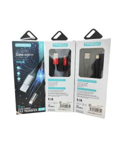 Treqa Kαλώδιο δεδομένων USB σε Type-C 5.1A 1m CA-8913 - Super Fast Charging Data Cable