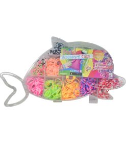 Σετ Κασετίνα Λαστιχάκια/ Κιτ κατασκευής κοσμημάτων δελφίνι - Band Accessory Case Kit DIY