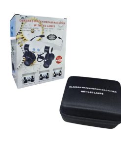 Μεγεθυντικά Γυαλιά Εργασίας με LED Φωτισμό & Εναλλάξιμους Φακούς - Glasses Watch Repair Magnifier with LED Lamps