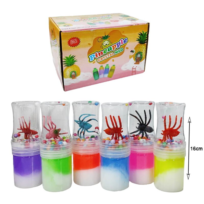 Παιχνίδι χλαπάτσα - Crystal mud slime pineapple - Image 2