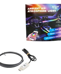 Εσωτερικός Διακοσμητικός Φωτισμός Αυτοκινήτου Με Τηλεχειριστήριο - Amblent LED Atmosphere Light