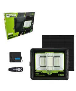 GDSuper Ηλιακός προβολέας τοίχου με τηλεχειριστήριο 600W GD-600L – Solar flood light