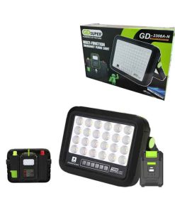 GDSuper Ηλιακό Πακέτο Φωτισμού Προβολέας / Power Bank 300W GD-2308B-N