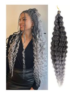 Μαλλιά για Ράστα Σγουρά TGREY - Curl Βraids Extension Rasta Hair